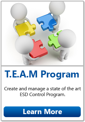 Desco T.E.A.M Program - Click to create and manage a state of the art ESD Control Program
