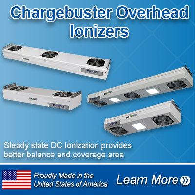 Desco - Chargebuster Overhead Ionizers