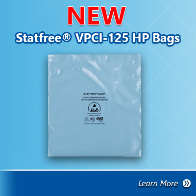 Desco - New VpCI-125 HP ESD Blue Bags